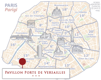 Hotels Paris, Mappa