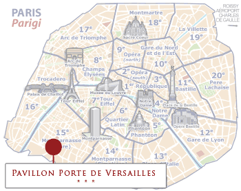 Hotels Paris, Carte